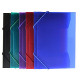 CARPETA GOMAS A5 POLIPROPILENO COLORES SURTIDOS SUPRA | 10 UNIDADES | (FRAGA)
